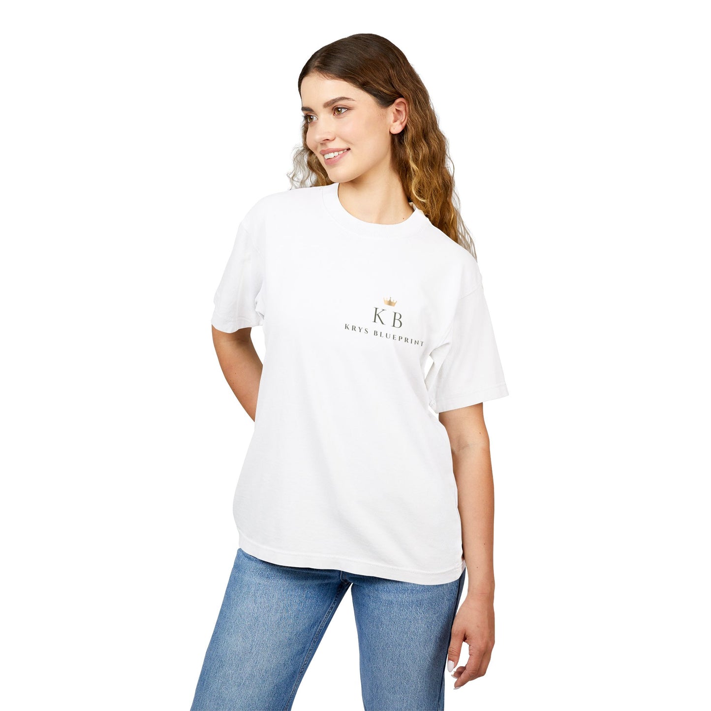 Women's Discipline Today Freedom Tomorrow Olive lettering Tee — Krystle Blueprint