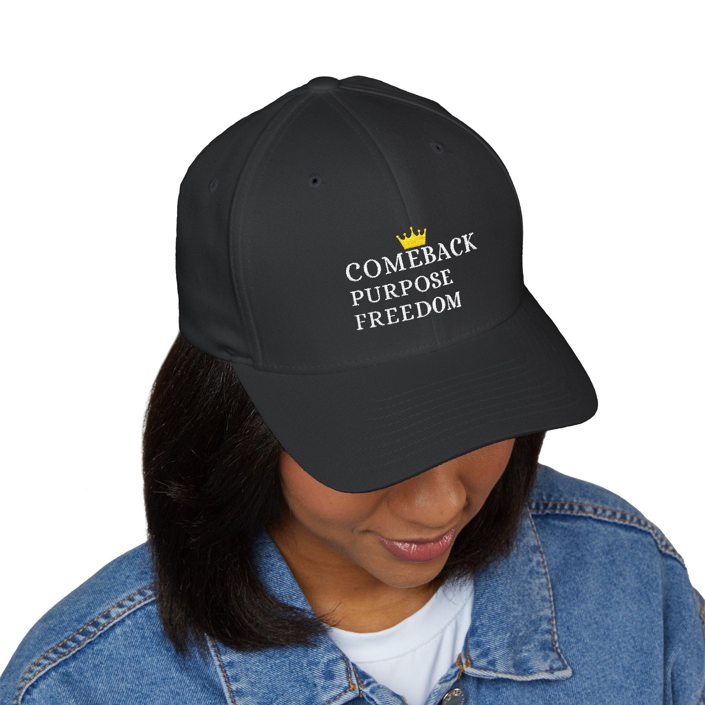 Comeback Purpose Freedom Embroidered Cap