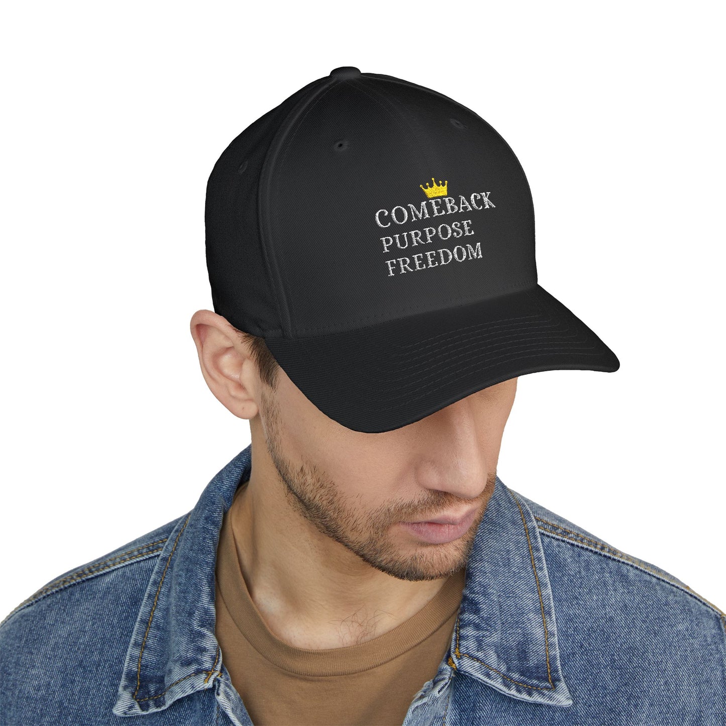 Comeback Purpose Freedom Embroidered Cap